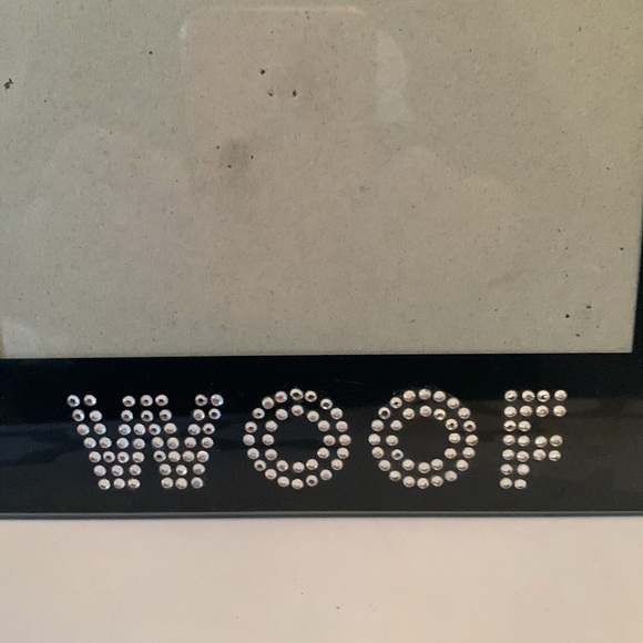 Woof picture frame. Diamonds with black glass - Picture 2 of 5